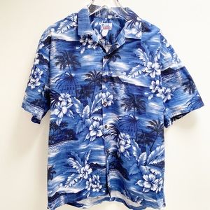 Blue Hawaiian Hawaii Brand Shirt 2 XL Diamond Head